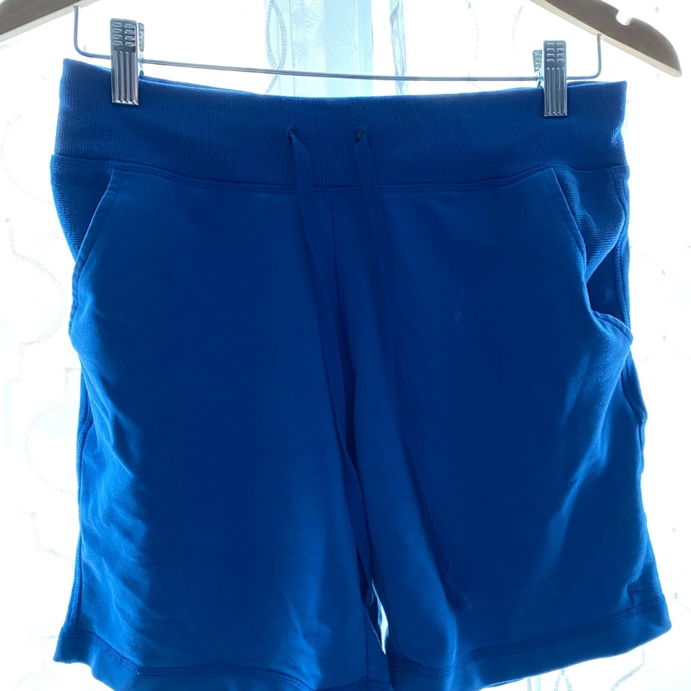 Blue Midi Shorts